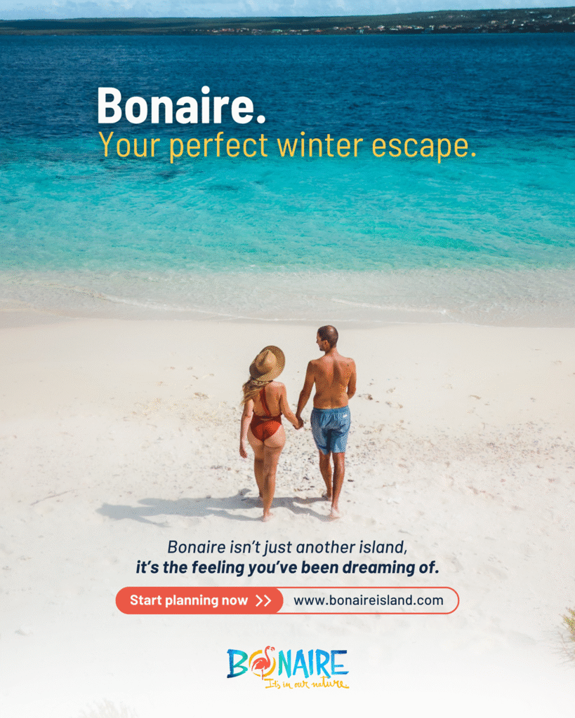 TOURISM CORPORATION BONAIRE TA LANSA KAMPAÑA DIGITAL NOBO PA ATRAÉ BIAHERO DURANTE E TEMPORADA DI WENTER AKÍ