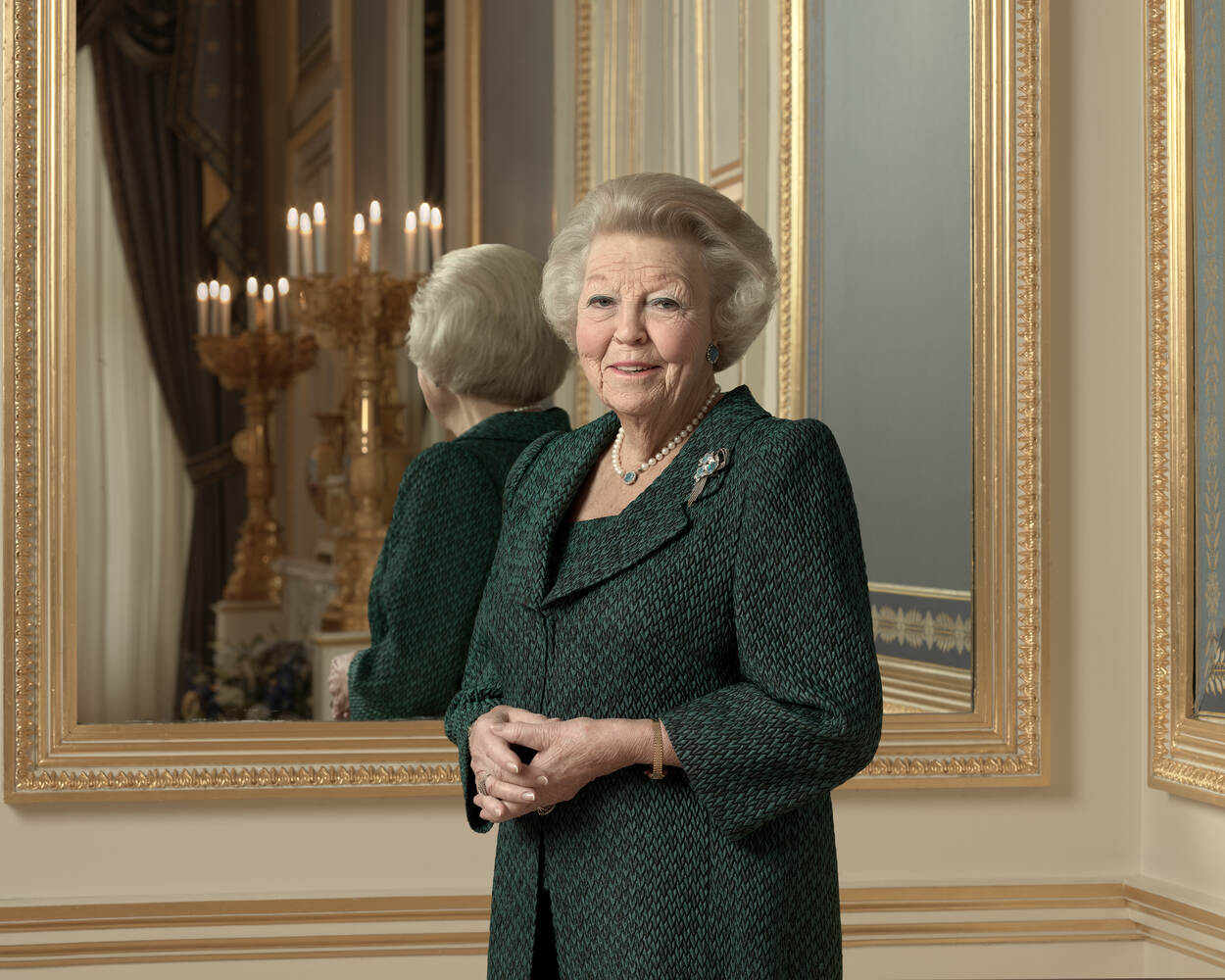 klein oranje museum Trudie: Herdenkingsmunt Prinses Beatrix 80 jaar, image size:1250x1000