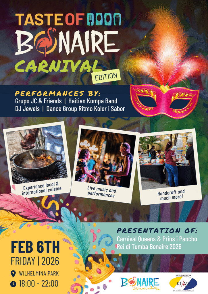 TOURISM CORPORATION BONAIRE TA BAI ORGANISÁ SU PROMÉ TASTE OF BONAIRE DI AÑA 2026