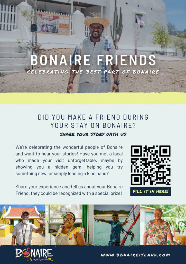 TOURISM CORPORATION BONAIRE TA REINTRODUSÍ E INISIATIVA DI ‘BONAIRE FRIENDS’ PA SELEBRÁ NOS HOSPITALIDAT LOKAL EKSEPSHONAL