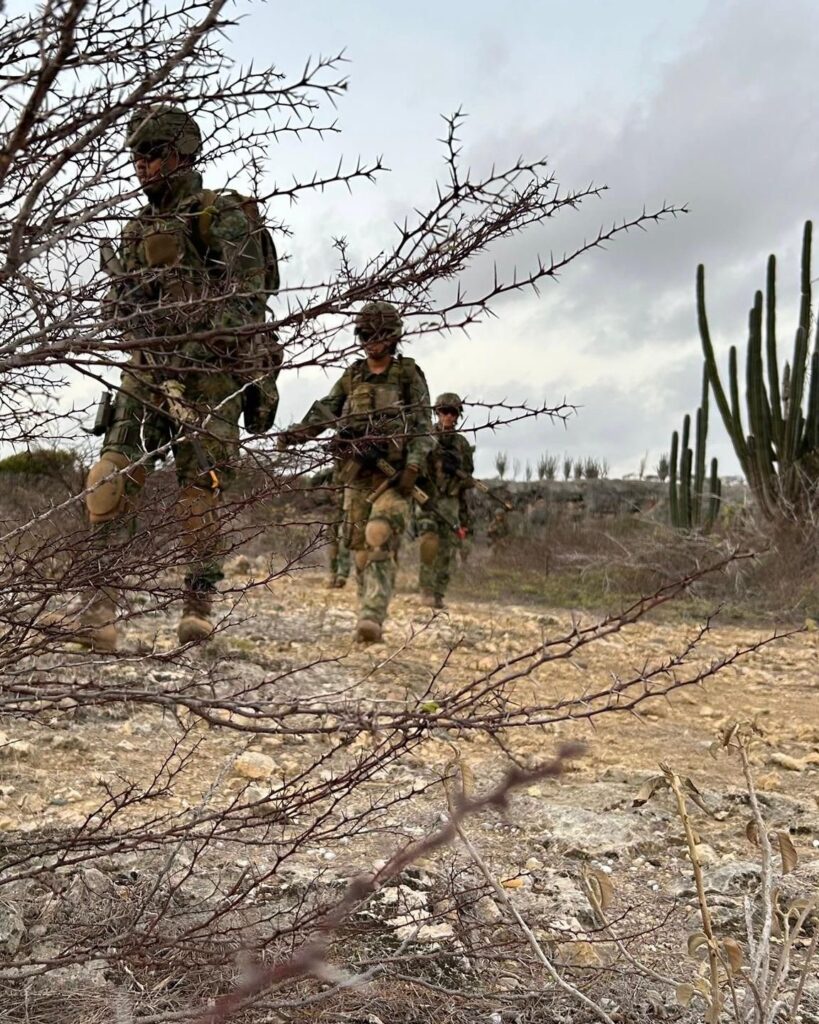 TRUPANAN DI KARIBE TA TREIN INTENSIVAMENTE DURANTE DI EHERSISIO ‘CARIBBEAN STRIKE’  NA BONEIRU  