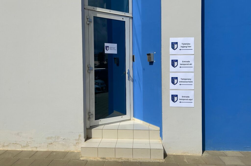 ENTRADA DI WARDA DI POLIS BONEIRU TA MUDA TEMPORALMENTE