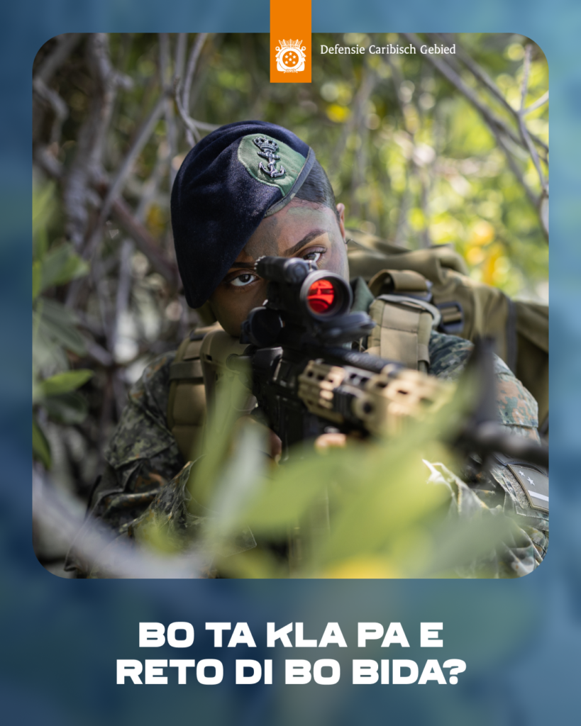 KORSOU: REKLUTAMENTU PA ENTRENAMENTU MILITAR CURAZOLEÑO TA HABRI BEK 