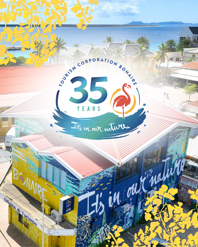 TOURISM CORPORATION BONAIRE TA SELEBRÁ 35 AÑA KONEKTANDO BONEIRU KU MUNDU