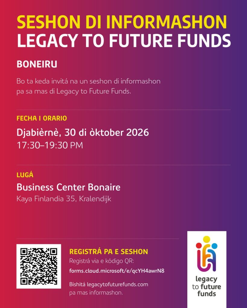 SESHON DI INFORMASHON LEGACY TO FUTURE FUNDS, AREGLO DI SUPSIDIO RELASHONÁ KU PASADO DI SKLABITUT
